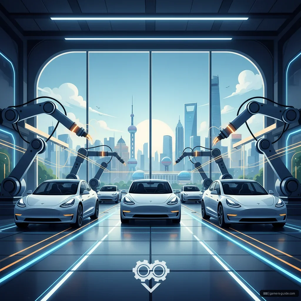 爱游戏 - 特斯拉上海工厂宣布优化生产线，Model 3改款正式量产 配图1